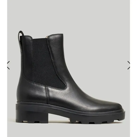 Madewell The Wyckoff Chelsea Lugsole Boots NN020 8.5 Black