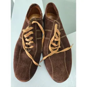 Manfield Suede Leather Brown‎ Shoes Size 8.5