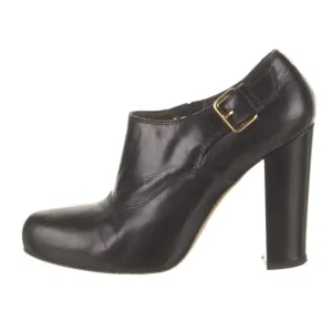 Marni brown booties with buckle, size 38
