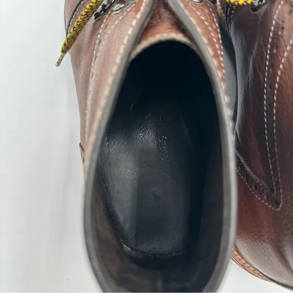Martin Dingman Brown Chukka Boots Lace Up Leather Size 10 Made In Italy