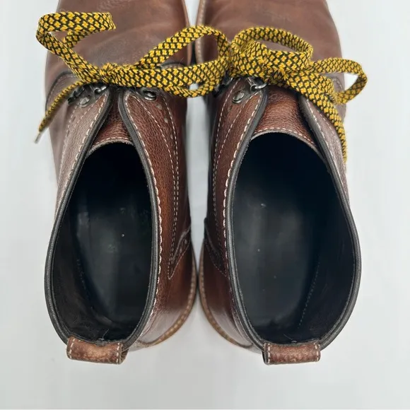 Martin Dingman Brown Chukka Boots Lace Up Leather Size 10 Made In Italy