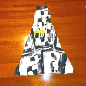 MASABA Gupta White Cotton (Very Long) Dress, Sm