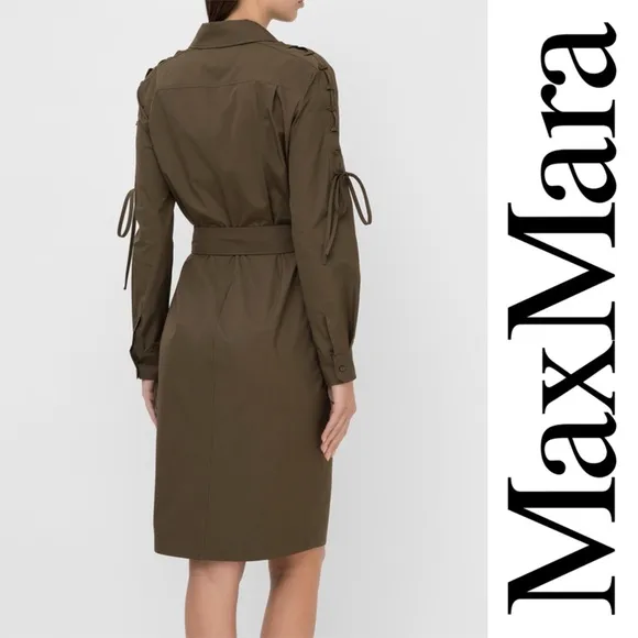 Max Mara Voto Wrapped Shirt Dress*NWT
