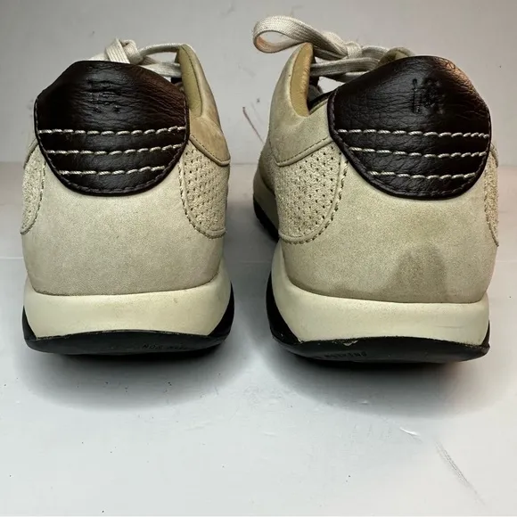 Mbt Mens Tembea Walking Shoes Beige Leather Toning Mesh Leather Sz 9