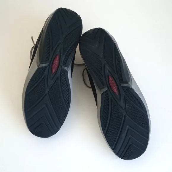 MBT Women’s Toning Athletic Shoes 39 (8-8.5) Black Suede &amp; Mesh Running Shoes