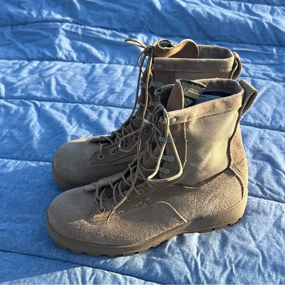 McRae Footwear Tan Military Army Combat Boots Size 8.5