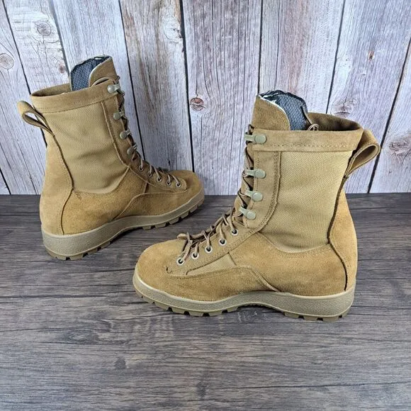 McRae Hot Weather Army Combat Boots Men's Sz 5.5W Coyate Brown (VGC)