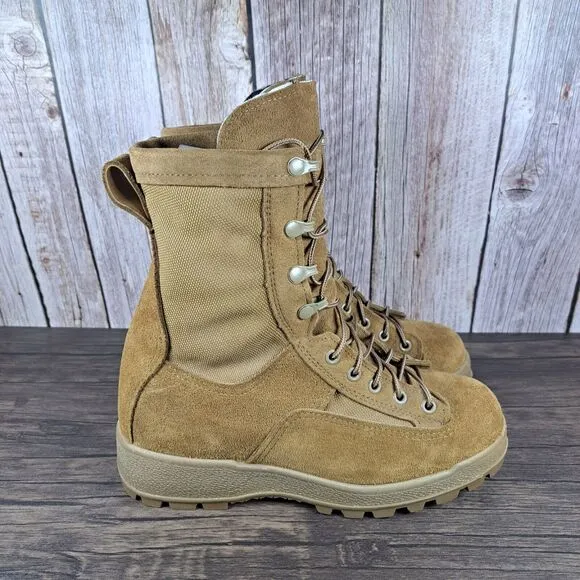 McRae Hot Weather Army Combat Boots Men's Sz 5.5W Coyate Brown (VGC)