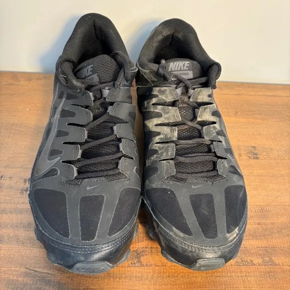Men Nike Reax 8 TR Mesh Athletic Shoes Sneakers Black/Anthracite 621716008 Sz 13