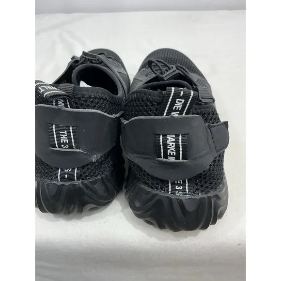 Men’s Adidas Die Weltmarke Mit Den 3stripes 45 (10.5) Black Mesh Shoes NWOT