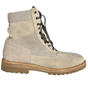 Men's All Saints tan Suede Combat Boots size 43 EUC US size 9.5