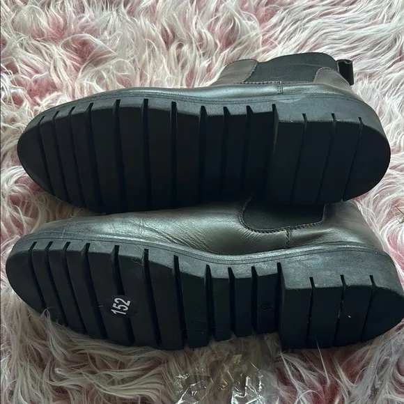 Men's Black Leather Civicoquattordici Boots