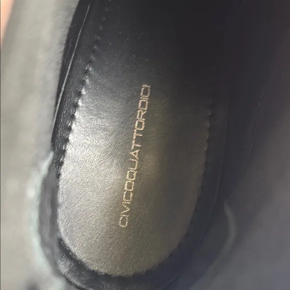 Men's Black Leather Civicoquattordici Boots