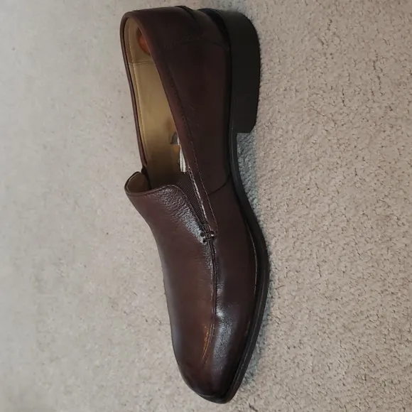 Men's Brass Boot Leather Loafer Dress Shoes