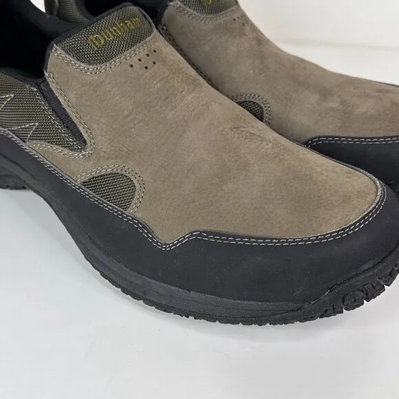 Mens Dunham Slip-On Shoes Size 14D Waterproof Suede &amp; Mesh Casual Footwear