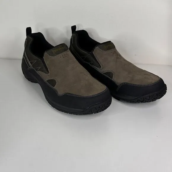 Mens Dunham Slip-On Shoes Size 14D Waterproof Suede &amp; Mesh Casual Footwear