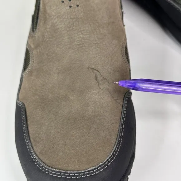 Mens Dunham Slip-On Shoes Size 14D Waterproof Suede &amp; Mesh Casual Footwear