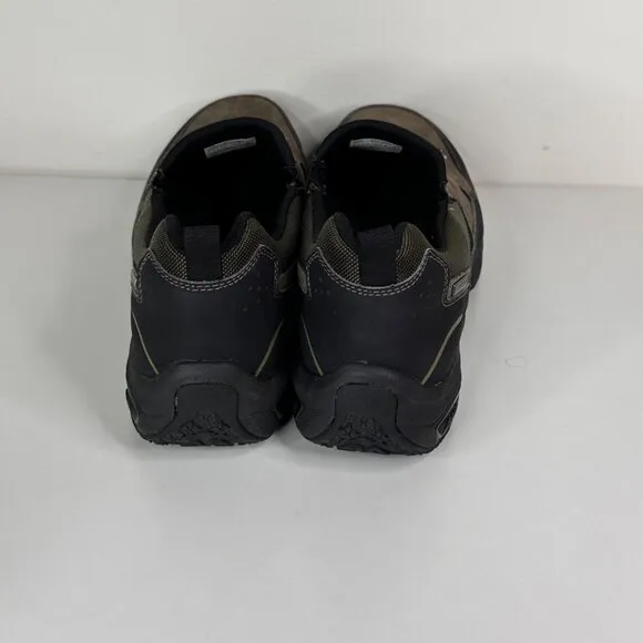 Mens Dunham Slip-On Shoes Size 14D Waterproof Suede &amp; Mesh Casual Footwear