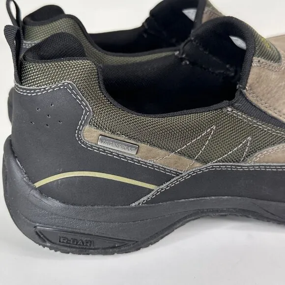 Mens Dunham Slip-On Shoes Size 14D Waterproof Suede &amp; Mesh Casual Footwear