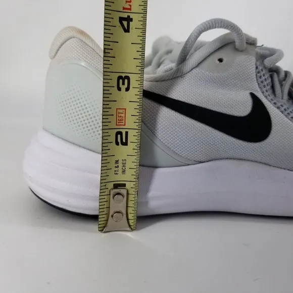 Men's Nike Lunar Apparent Running Shoes US 6 Grey White Mesh Athletic 908987-010