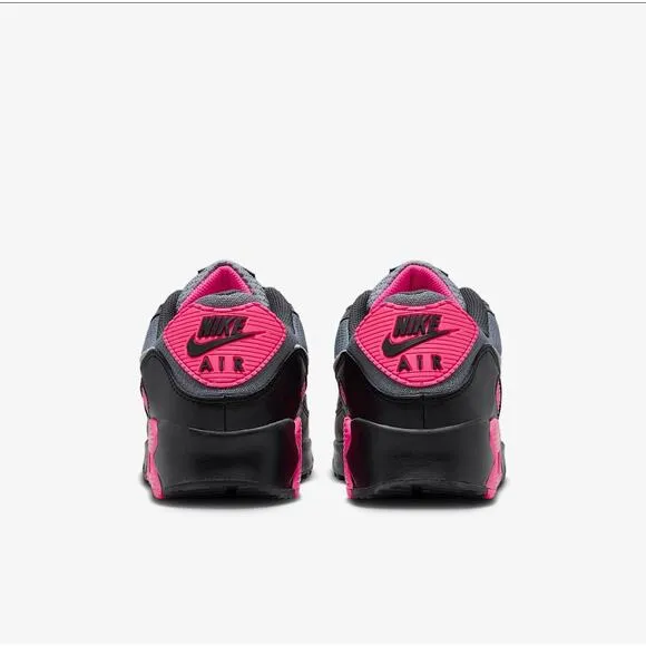 MEN'S SIZE 11 NIKE Air Max 90 DM0029-010 Cool Gray Hyper Pink Black Wolf Gray