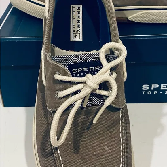 Mens Sperry Top Siders Size 12  Choco/Honey Boat Shoes Slip On NEW