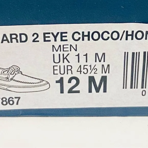 Mens Sperry Top Siders Size 12  Choco/Honey Boat Shoes Slip On NEW