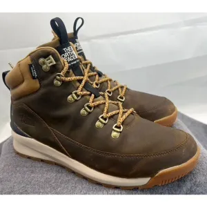 Mens The North Face Mens WP Mid Hiking Back To Berkeley Leather Boots Sz US 10.5