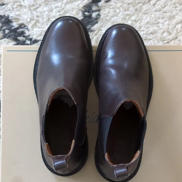 Men's Velasca Magnut Brown Leather Chelsea Boots Size 40 (7.5 - 8)