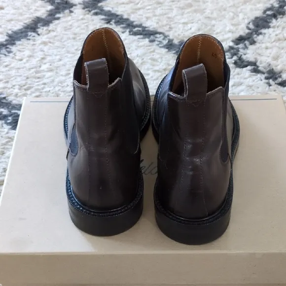 Men's Velasca Magnut Brown Leather Chelsea Boots Size 40 (7.5 - 8)