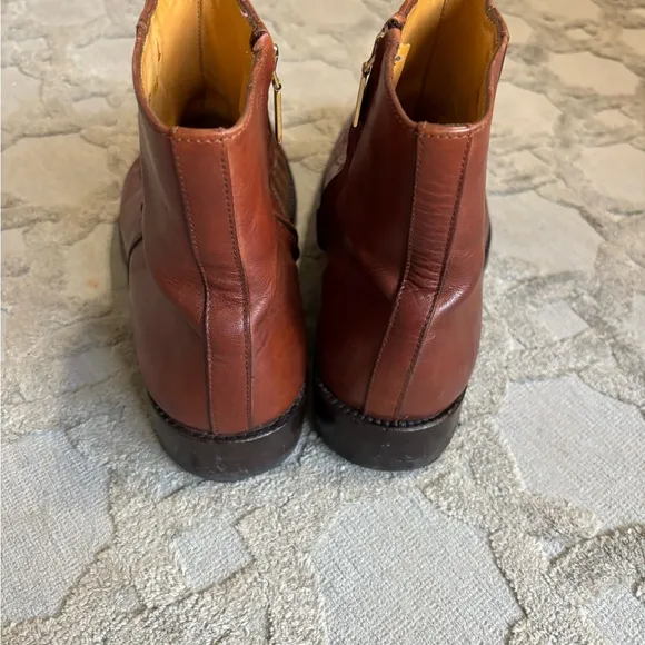 Men's Versace Brown Leather Boots Size 45