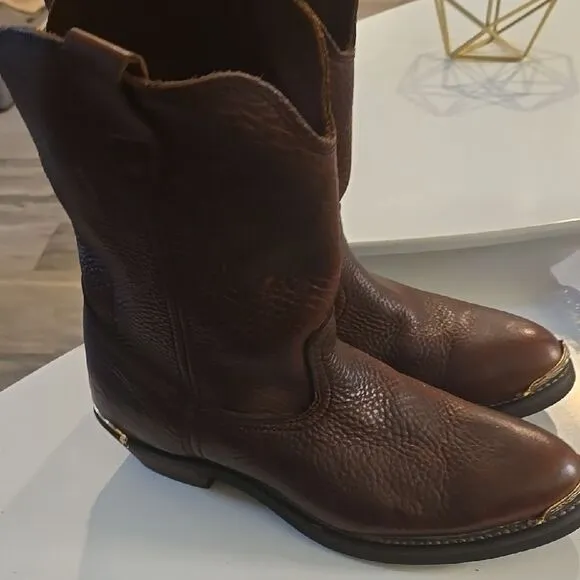 Men's Brown Leather Boots