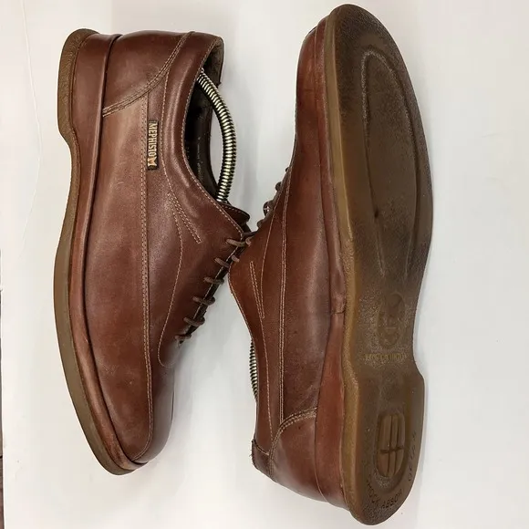 Mephisto Air Relax Shock Absorber Men's Comfort Dress Shoes Sz 11 Leather Brown