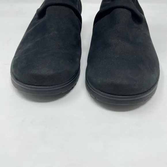 Mephisto Rezia Black Leather Slouchy Low Heel Comfort Ankle Boots womens 6 new