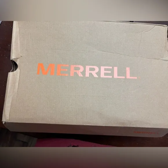 Merrell black mesh encore bypass 2 slip on men’s boat shoe air cushion new 12