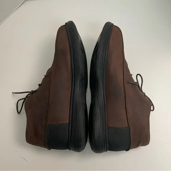 Merrell Boots Topo Rail Chukka Leather Ankle Air Cushion Comfort Brown Chocolate