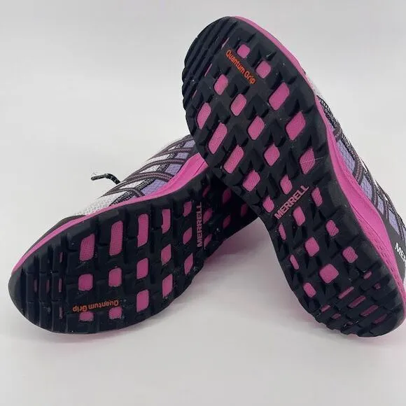 Merrell Bravada 2 Trail Running Athletic‎ Mesh Hiking Sneakers Gray Pink 8.5