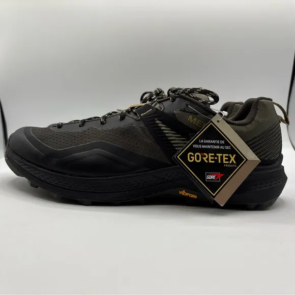 Merrell Men’s J135589 MQM 3 Gore-Tex Size 10 Olive Mesh Footbed Hiking Shoes NWT