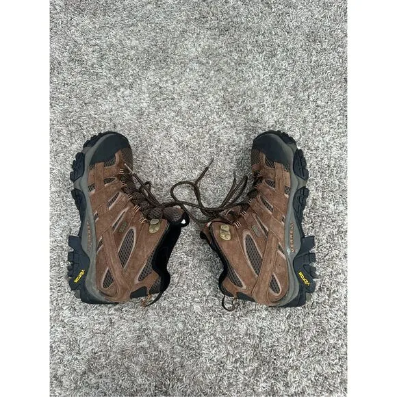 Merrell Moab 3 Mid Waterproof Earth Brown Hiking Boots Men’s 7.5/Women’s 9 Gorp