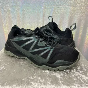 Merrell runners shoes black blue grey hiking outdoors performance footwear
