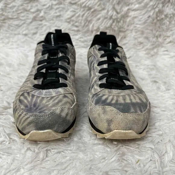 Merrell Women's Alpine Tie Dye White Gray Running Trainer Shoes Lace Up Size 7