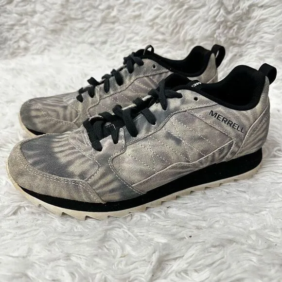 Merrell Women's Alpine Tie Dye White Gray Running Trainer Shoes Lace Up Size 7