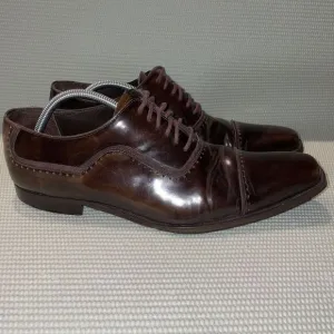 Mezlan Cordovan Leather Dress Shoes Cap Toe Oxford Men’s Size 11M 12989 Brown