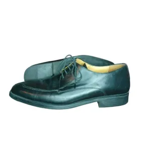 Mezlan Picardie Men's Leather Black Lace-up Handmade in Spain size 8.5 shoes