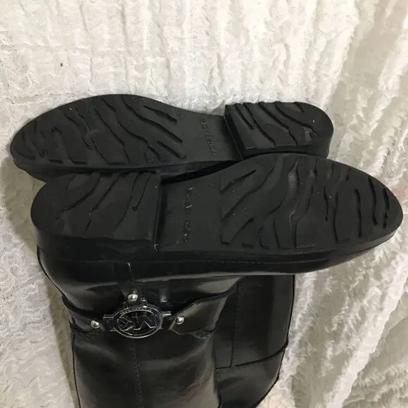Michael Kors Black Rain Boots Size 6