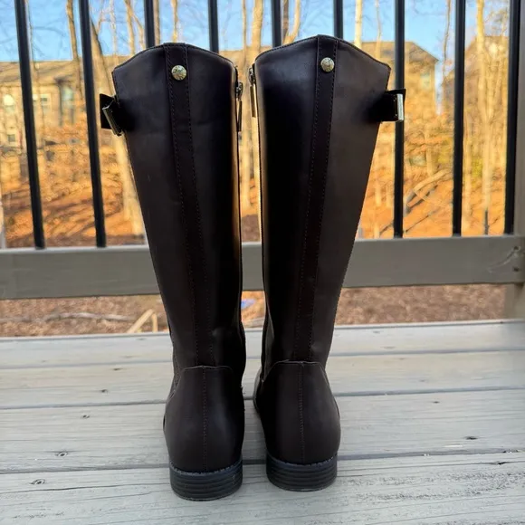 Michael Kors Emma Valley Girls Boots in Brown size 3