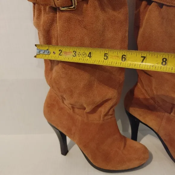 Michael Kors Leather Knee Boots Size 10M