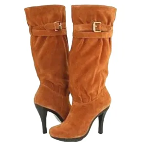 Michael Kors Leather Knee Boots Size 10M