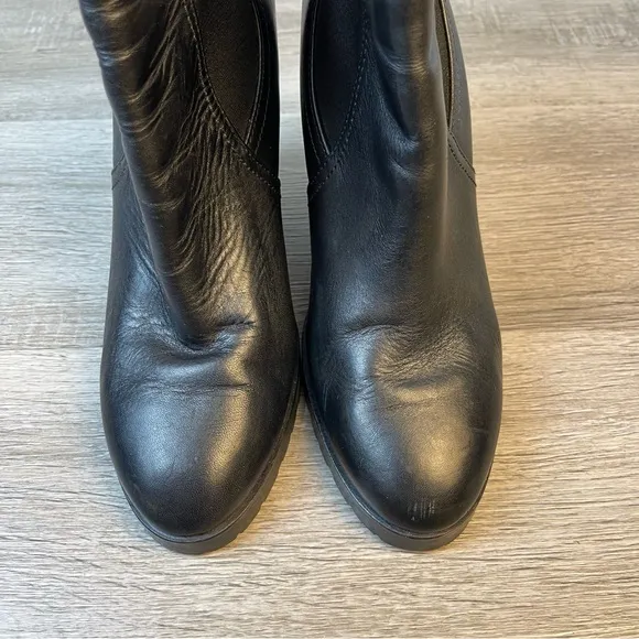 Michael Kors Wedge Boots Black Size 10M