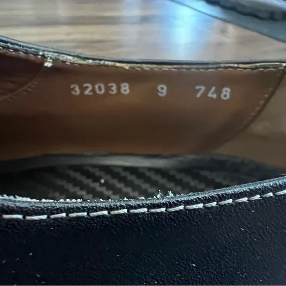 Michael Toschi Berta Split Toe Shoes Black/ Blue Sole